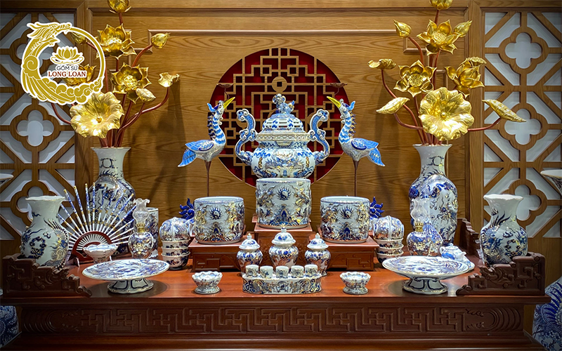 Bộ đỉnh hạc bằng sứ - Mẹo làm sạch bộ đỉnh hạc bằng sứ hay nhất