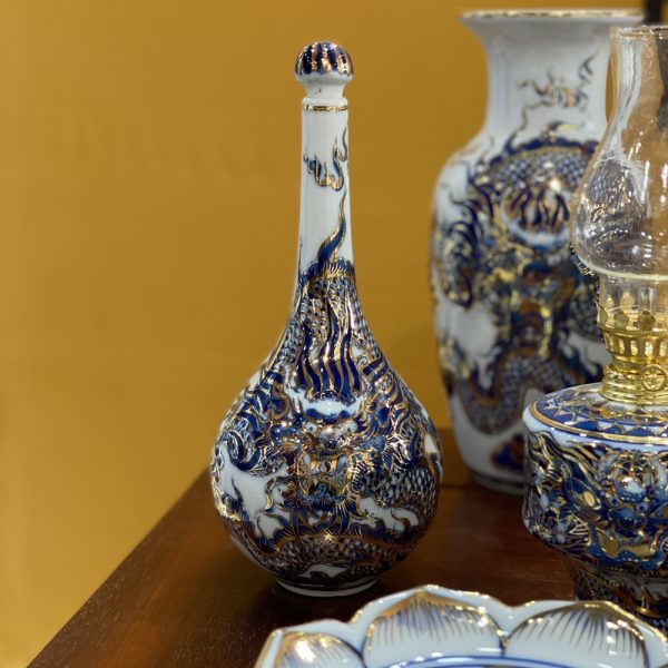 Nậm rượu gốm sứ Bát Tràng - Đồ thờ gốm sứ cao cấp