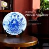 Đĩa sứ Chử Đạo Tổ Bát Tràng cao cấp