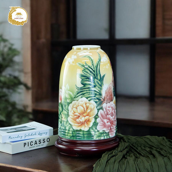 Bình chuông dáng xuân khải lộc cao cấp