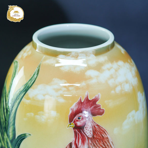 Bình chuông sứ Bát Tràng cao cấp