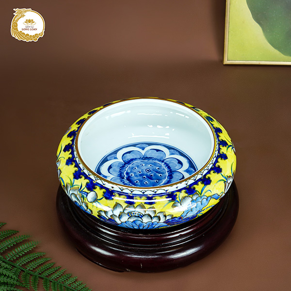 Bát thả hoa Liên Hoa Minh Cảnh – Gốm sứ Bát Tràng