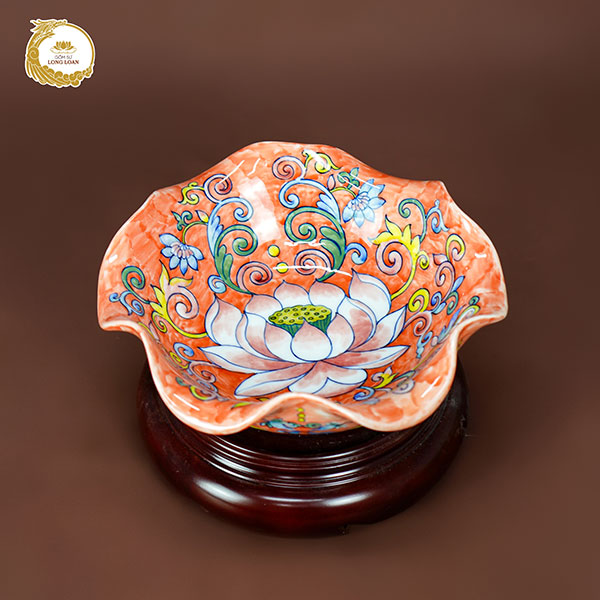 Bát thả hoa Liên Hoa Minh Tâm – Gốm sứ Bát Tràng
