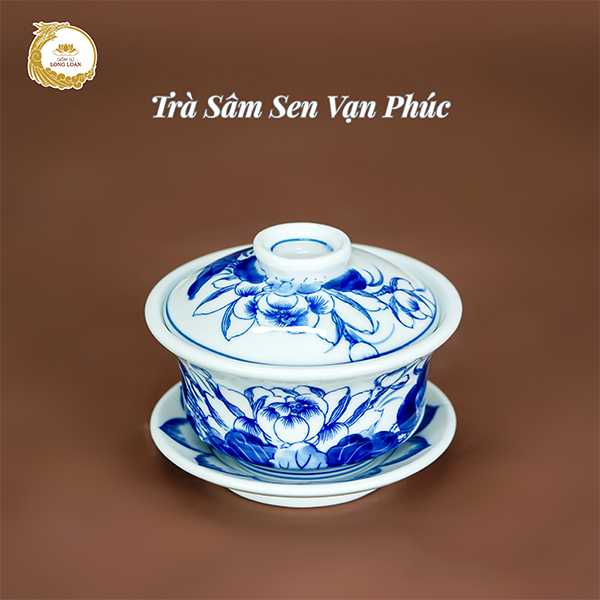 Trà sâm Sen Vạn Phúc – Gốm sứ Bát Tràng