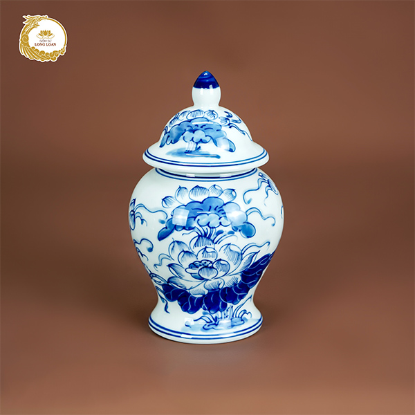 Chóe thờ Sen Lam – Gốm sứ Bát Tràng