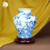 Bình gốm Bát Tiên Quá Hải gốm sứ Bát Tràng cao cấp