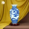 Bình gốm Long Phụng Sum Vầy gốm sứ Bát Tràng