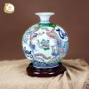 Bình hút lộc An Khang Thịnh Vượng - Phượng Vũ Vinh Hoa gốm sứ Bát Tràng cao cấp