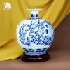 Bình hút tài lộc Khổng Vũ Vinh Hoa gốm sứ Bát Tràng