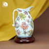 Bình sữa decor Điệp Vũ Sắc Hoa gốm sứ Bát Tràng cao cấp