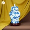 Chóe phong thủy Tùng Lộc Phú Quý gốm sứ Bát Tràng
