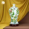 Mai bình Công Danh Phú Quý gốm sứ Bát Tràng