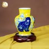 Bình gốm 12 con giáp Lợn Mèo Dê (Hợi Mão Mùi) gốm sứ Bát Tràng