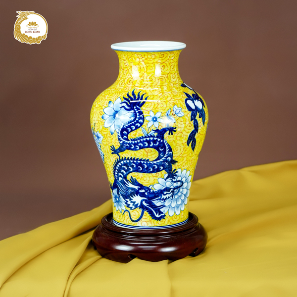 Bình gốm 12 Con Giáp – Chuột Khỉ Rồng (Tý-Thân-Thìn) – Gốm sứ Bát Tràng