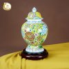Chóe phong thủy Bách Hoa Khai Vận gốm sứ Bát Tràng